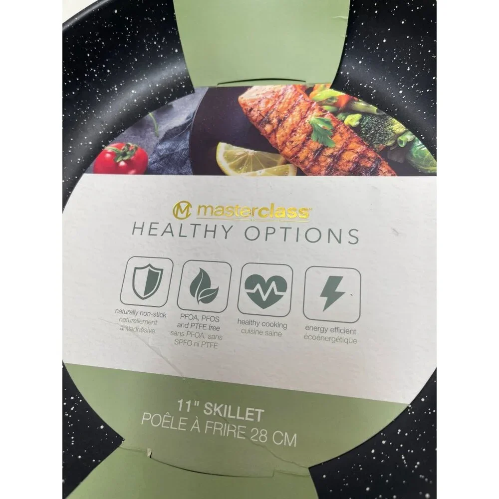 Master Class Skillet Set Healthy Options Non-Stick 8